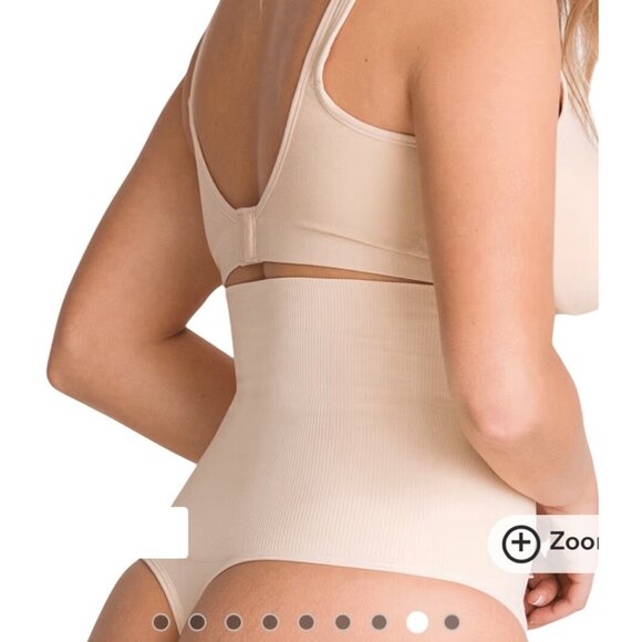 Shapermint Empetua All Day Every Day High-Waisted Shaper Thong Tan 3XL 98099 - Picture 2 of 6